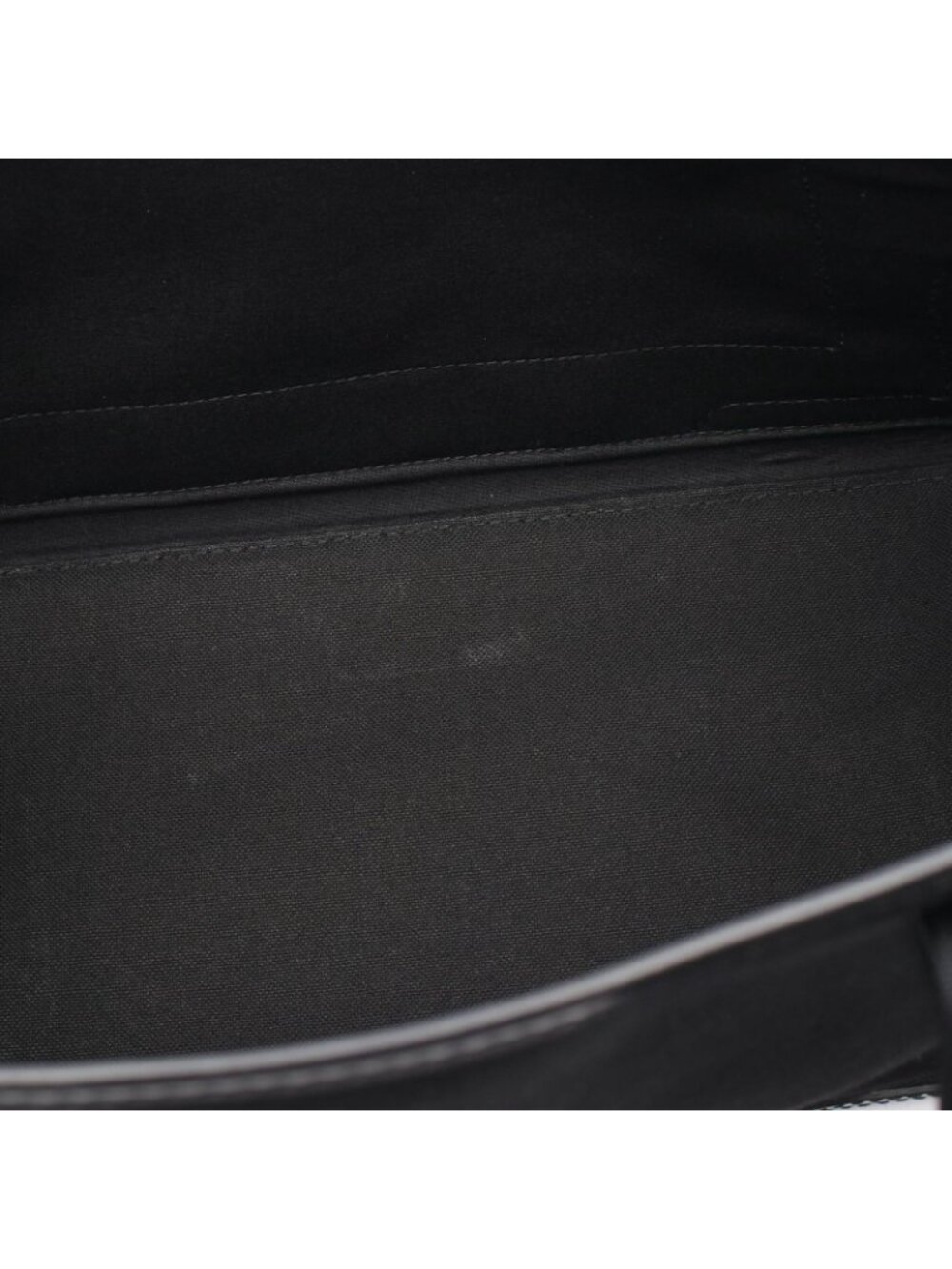 Balenciaga Tote Navy Cabas New M Black Canvas Leather - Picture 5 of 8
